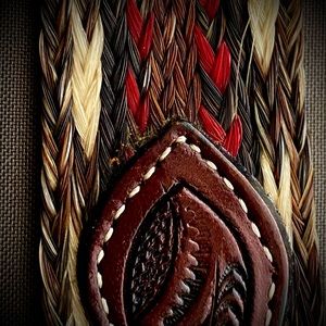 Tony Lama Genuine Horsehair Belt